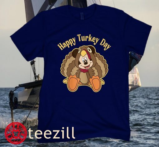 Disney Mickey And Friends Thanksgiving Mickey Turkey Shirt
