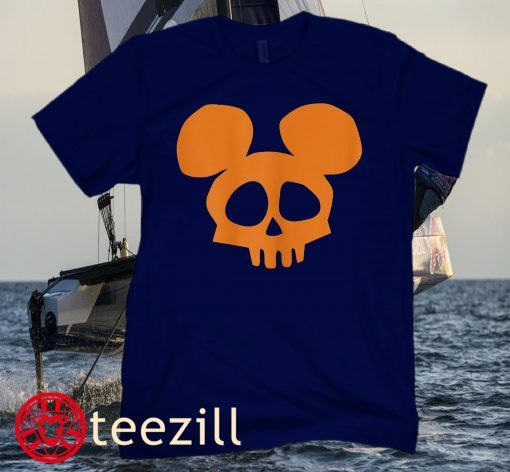 Disney Mickey Mouse Skull Halloween Classic T-Shirt