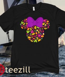 Disney Minnie Mouse Icon Candy Halloween Classic T-ShirtDisney Minnie Mouse Icon Candy Halloween Classic T-Shirt