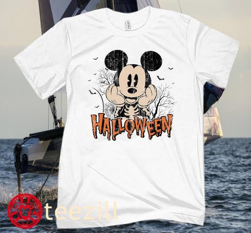 Halloween Disney Ride T-Shirt, Disney Halloween Retro Mickey Tee Shirts