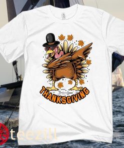 Happy Thanksgiving 2021 Thanksgiving Turkey Dabbing Gift Shirt