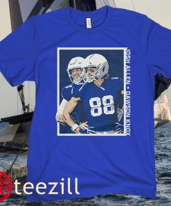 Josh Allen and Dawson Knox Guys Being Dudes Buffalo Bills T-Shirt