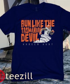 Kareem Hunt Tasmanian Devil Cleveland Browns Shirts