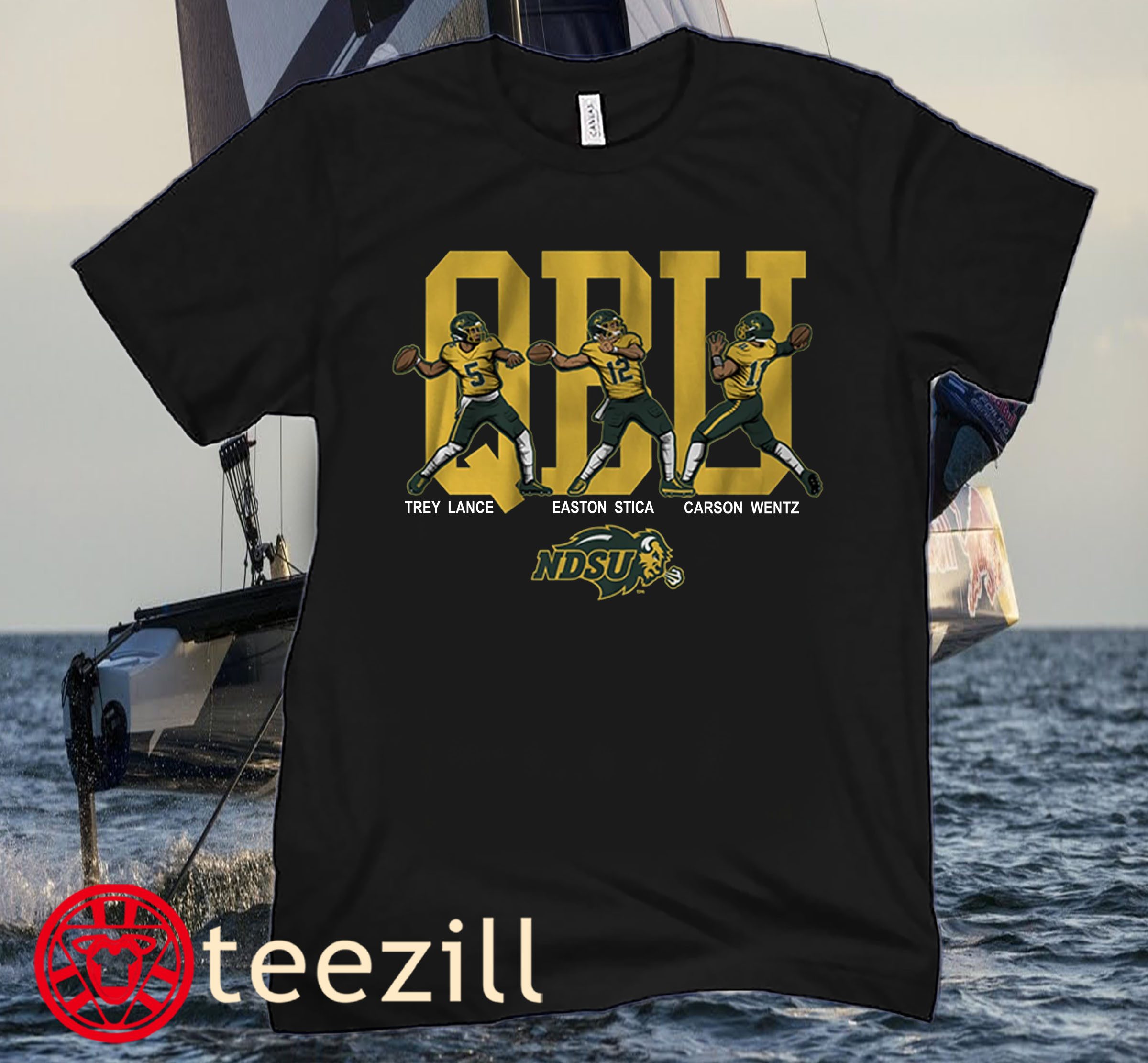 NDSU QB LEGENDS TEE SHIRT NORTH DAKOTA - Image 2