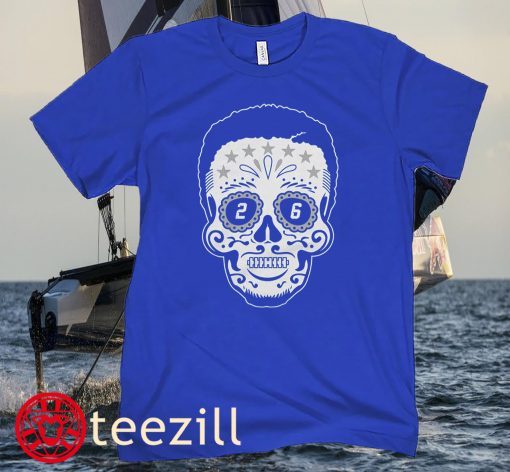 Saquon Barkley Sugar Skull Halloween Shirt New York Giants