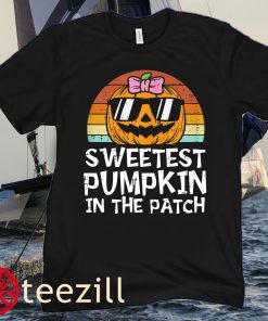 Sweetest Pumpkin In The Patch Women Halloween Toddler Girls Classic T-Shirt
