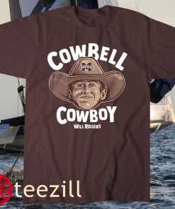 Will Rogers Cowbell Cowboy Mississippi State's Unisex Shirt
