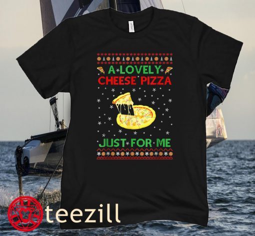 A Lovely Cheese Pizza Alone Funny Kevin X Mas Home Boy Kids T-Shirt