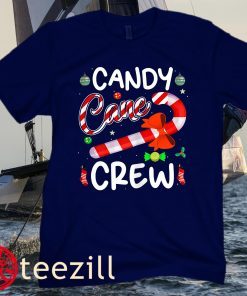 Candy Cane Crew Funny Christmas Candy Lover X-mas Sweater Young Kids Shirt