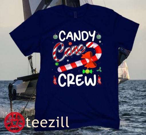 Candy Cane Crew Funny Christmas Candy Lover X-mas Sweater Young Kids Shirt