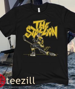Charlie McAvoy The Stallion Boston Tee Shirts