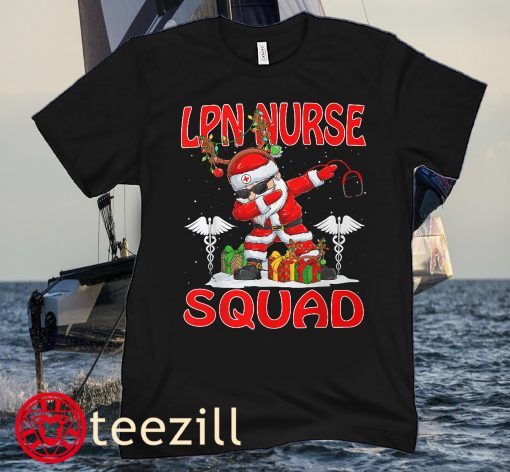 Christmas LPN Nurse Squad Reindeer Santa Hoodies Men Women Sweatshirt