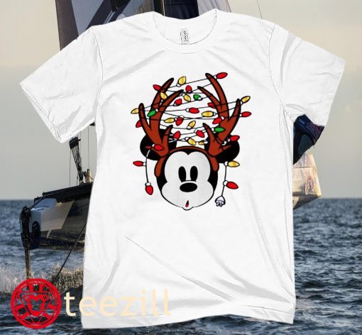 Disney Mickey Mouse Tangled Holiday Xmas Kids Young T-Shirt