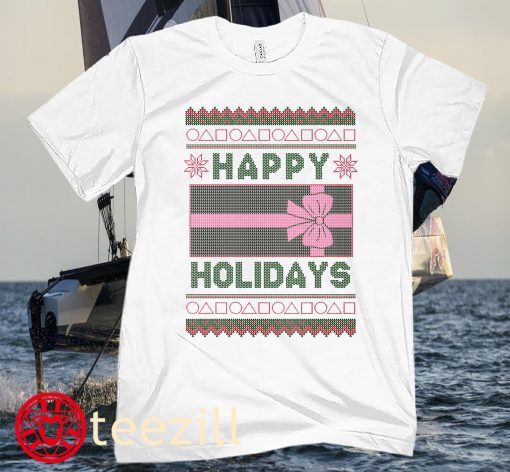 HAPPY HOLIDAYS UGLY SWEATER YOUNG KIDS SHIRT