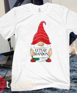 Lets Go Brandon Tee Funny Christmas Gnome Let's Go Brandon Kids Young T-Shirt