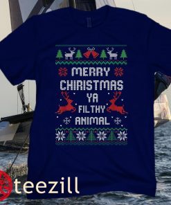 Merry Christmas Animal Filthy Ya Kids Young T-Shirts