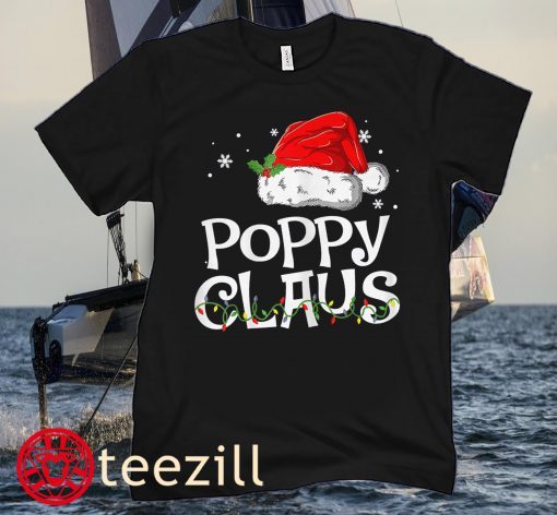 Poppy Claus Shirt Christmas Pajama Family Matching Xmas Young Kids T-Shirts