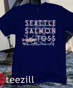 Seattle Salmon Toss Seattle Hockey Tee Shirts