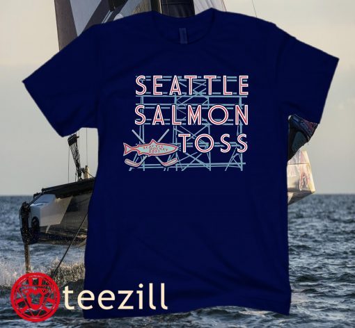 Seattle Salmon Toss Seattle Hockey Tee Shirts
