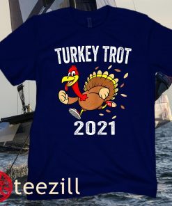 Turkey Trot 2021 Thanksgiving Kids Young Shirt