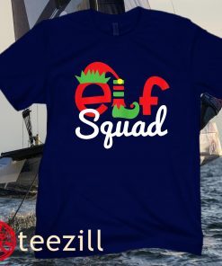 Xmas Family 2021 Christmas Matching Elf Squad Tee Shirt