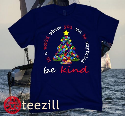 Autism Awareness Christmas Be Kind Kindness Xmas Pajama Family Classic Shirt
