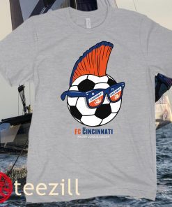 FC CINCINNATI MOHAWK SOCCER BALL HOODIES SHIRT