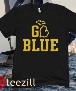 MICHIGAN GO BLUE OFFICIAL TEE SHIRTS