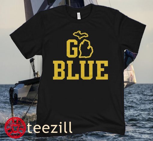 MICHIGAN GO BLUE OFFICIAL TEE SHIRTS