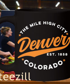 MILE HIGH CITY DENVER COLORADO CREWNECK SHIRT mug