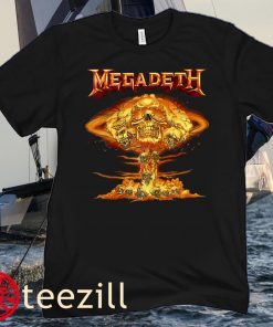 Megadeth – Mushroom Cloud Vic Glow Men's Kids T-Shirt