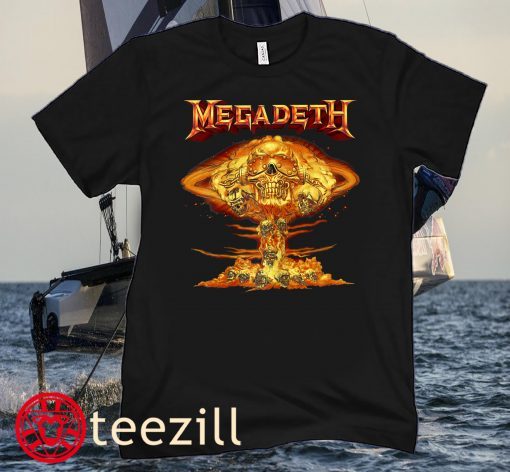 Megadeth – Mushroom Cloud Vic Glow Men's Kids T-Shirt