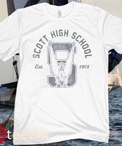 RETRO SCOTT HIGH SCHOOL LOGO SHIRT