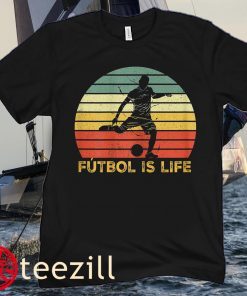 Retro Vintage Futbol Is Life Men Shirts