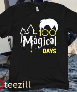 100 Magical Days Wizard 100th Days Of School 2022 T-Shirt