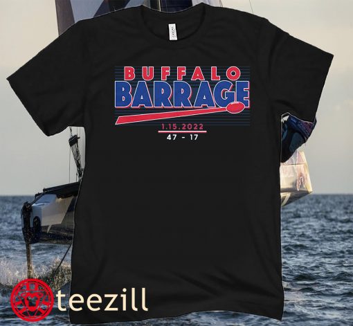 Buffalo Barrage At Orchard Park Tee Shirt