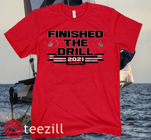 Finished the Drill Sweaters Athens Football Tee Shirt