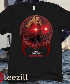 Marvel Doctor Strange 2 Scarlet Witch Geometric Poster Premium Sweatshirt