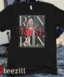Run Rose Run Guitar Dolly Parton Official T-Shirt