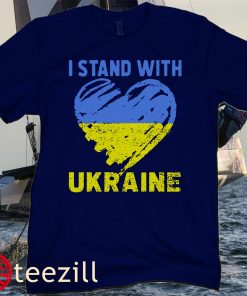 Ukrainian Lover I Stand With Ukraine Heart Shirts