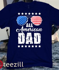2022 American Dad 4th of July T shirt Fathers Day Men Daddy Tee Shirt