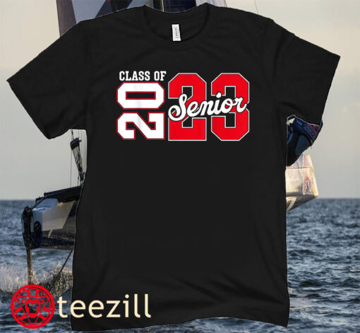 Senior Class Of 2023 Leopard Shirt Class Of 2023 Seniors Shirt, Grad Gift Senior Class Of 2023 Tee Shirt