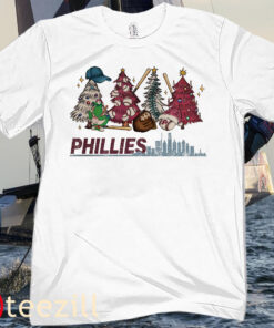 Dancing On My Own Phillies Shirt Philadelphia Merry Christmas 2022 T-Shirt