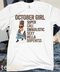 October Girl Birthday Shirt, Queens are Born In October, October Birthday Shirts For Woman, October Birthday Gifts