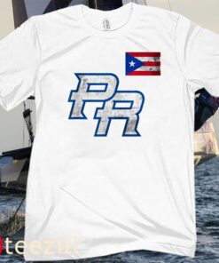 Puerto Rico Baseball Flag Tee Pride PR Boricua Puerto Rico Shirt