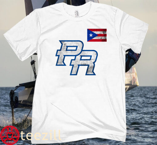 Puerto Rico Baseball Flag Tee Pride PR Boricua Puerto Rico Shirt