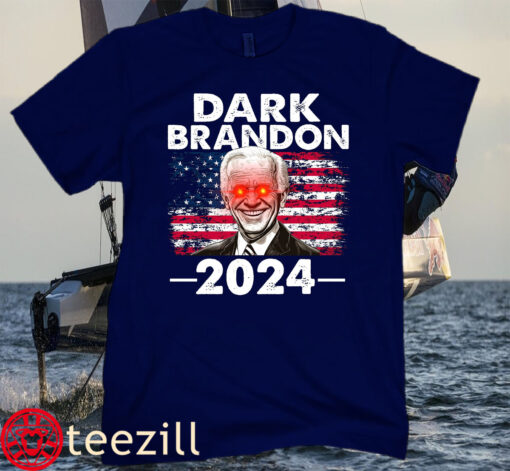 Dark Brandon Biden America Flag 2024 T-Shirt