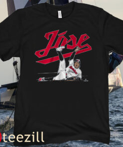 Jose Ramirez Slide Cleveland Tee Shirt