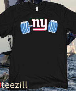 New York Giants Weight Tee NY Official