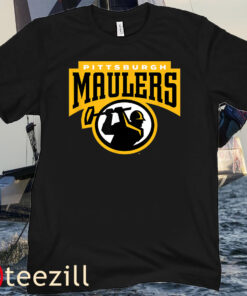 Official Pittsburgh Maulers Logo Tee Shirts